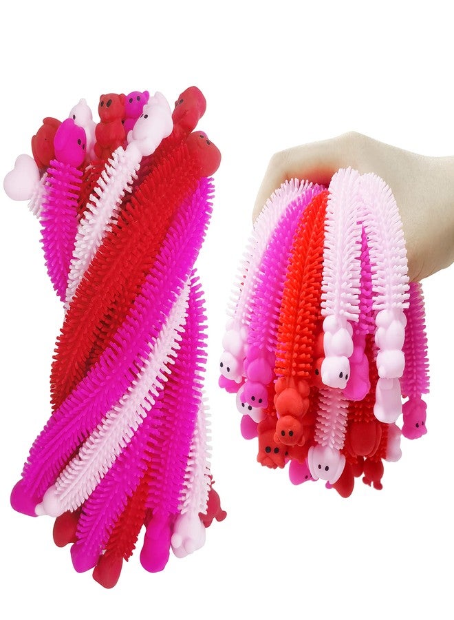 Holydeck 36 Pack Valentines Day Gifts Stretchy Strings Sensory Autism Toys Stretchy Fidget Toys Great for Kids Girls Boys Valentines Treat Bags Stress Relief Party Favors Gifts (Valentine's) - Image 1